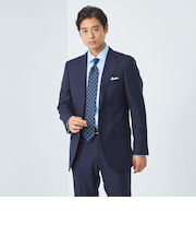GLR CLOTH ピンストライプ 2B N/HC/BW スーツジャケット -ストレッチ・防シワ-