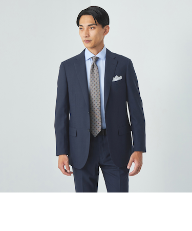 GLR CLOTH マイクロデザイン N/HC/RV スーツジャケット -防シワ-