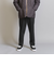 トリコチンツイル 1プリーツ テーパード パンツ ‐ウォッシャブル‐