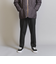 トリコチンツイル 1プリーツ テーパード パンツ ‐ウォッシャブル‐