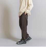 トリコチンツイル 1プリーツ テーパード パンツ ‐ウォッシャブル‐