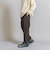 トリコチンツイル 1プリーツ テーパード パンツ ‐ウォッシャブル‐