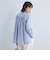 ヨークギャザー スタンド ブラウス