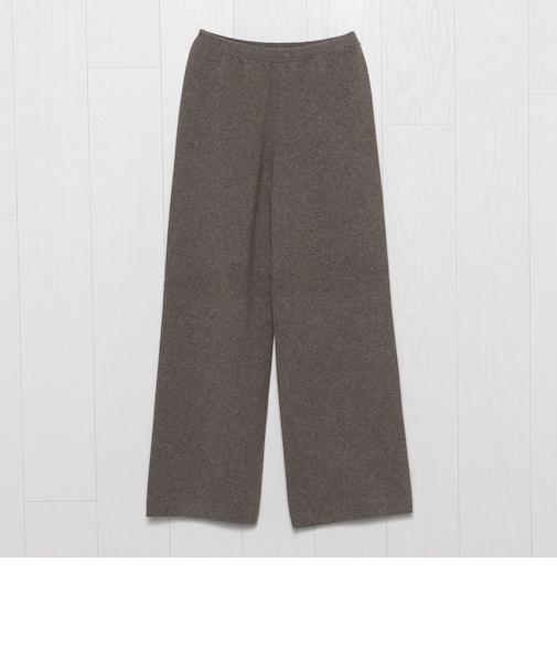 ＜H＞ ウールカシミヤ ニットパンツ