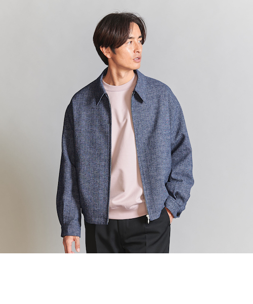 ナイロンツイル ネップツイード リバーシブル コート｜ユナイテッド