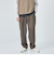Morley ポリエステル 1プリーツ テーパードパンツ