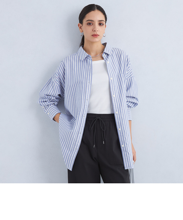 ［size SHORTあり］コットン オックス オーバー シャツ