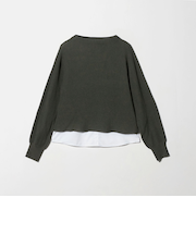 ボトルネックニット＋インナー ‐ウォッシャブル‐＜A DAY IN THE LIFE＞