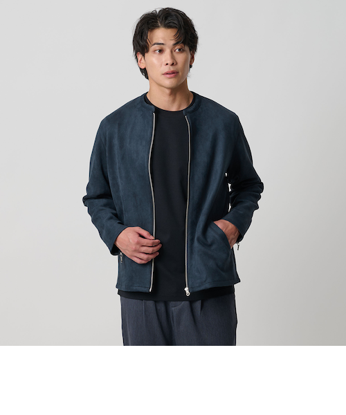 スエードライク ライダース ジャケット＜A DAY IN THE LIFE