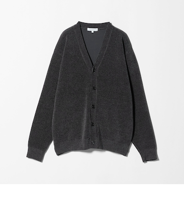 モールヤーン ダブルフェイス Vネックカーディガン-ウォッシャブル-<A DAY IN THE LIFE>