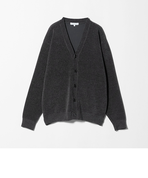 モールヤーン ダブルフェイス Vネックカーディガン-ウォッシャブル-<A DAY IN THE LIFE>