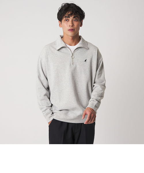 別注】 ＜KANGOL＞ 裏毛 ハーフジッププルオーバー ＜A DAY IN THE