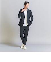 【WARDROBE SMART】ライト オックスフォード セットアップ/ジャケット＆イージーパンツ