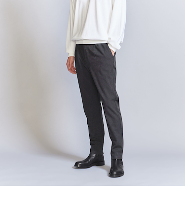 TR ピンヘッド  1プリーツ イージー パンツ ‐タテ・ヨコストレッチ‐