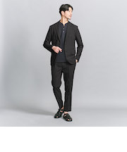 【WARDROBE SMART】 Reflax ポプリン ジャケット＆イージーパンツ