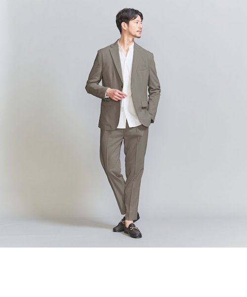 beauty＆youth Reflax ポプリン ジャケット＆イージーパンツ WEB限定 WARDROBE SMART】 Reflax ポプリン ジャケット＆イージー
