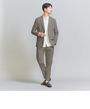 【WARDROBE SMART】 Reflax ポプリン ジャケット＆イージーパンツ