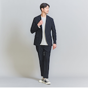 【WARDROBE SMART】 Reflax ポプリン ジャケット＆イージーパンツ