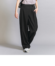 ポプリン 2タック ラップパンツ -ウォッシャブル-