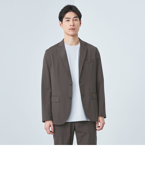 ウォッシャブルトロ ナロー ジャケット -ストレッチ・防シワ-