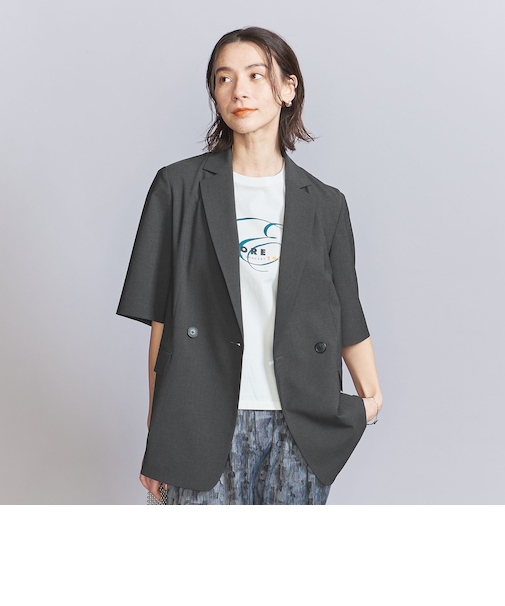 ハーフスリーブ ジャケット