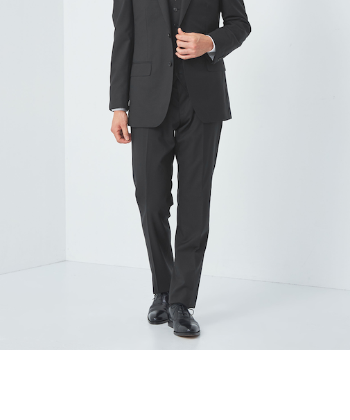 REDA トロピカルムジ スリム ノープリーツ スーツパンツ