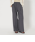 タックゴム ワイドストレート パンツ