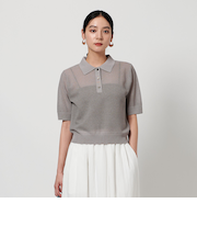 メッシュ ポロニット -ウォッシャブル-