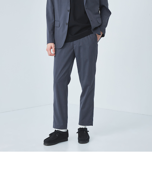 ウォッシャブルトロ ナロー 9分丈 ユーティリティパンツ S1 -ストレッチ・防シワ-