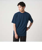 Somarti カノコ クルーネック Tシャツ -遮熱・UVカット・吸水速乾-