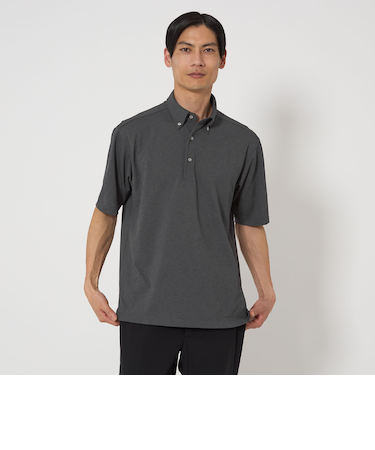 Primeflex D/T メッシュ ボタンダウン ポロシャツ -ストレッチ・吸水速乾・通気性-