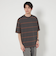 コットン ボーダー クルーネック Tシャツ