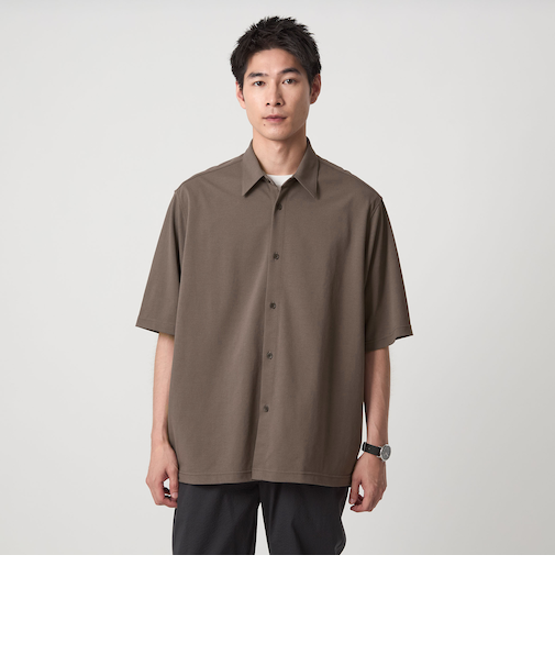 Somarti カノコ 半袖 シャツ  -遮熱・UVカット・吸水速乾-