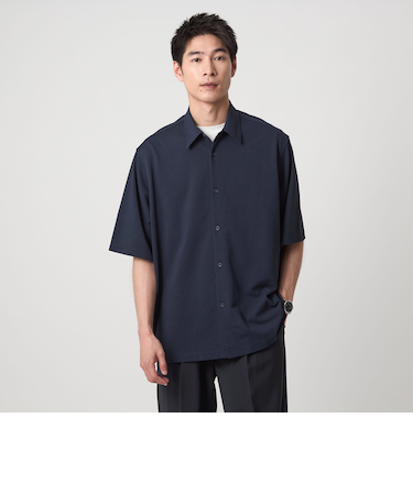 Somarti カノコ 半袖 シャツ -遮熱・UVカット・吸水速乾-