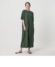 【別注】＜THOUSAND MILE＞ハーフスリーブワンピース UVカット/はっ水