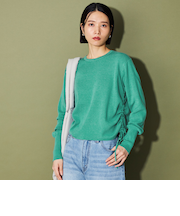 ＜CITEN＞ドロストディティールニット