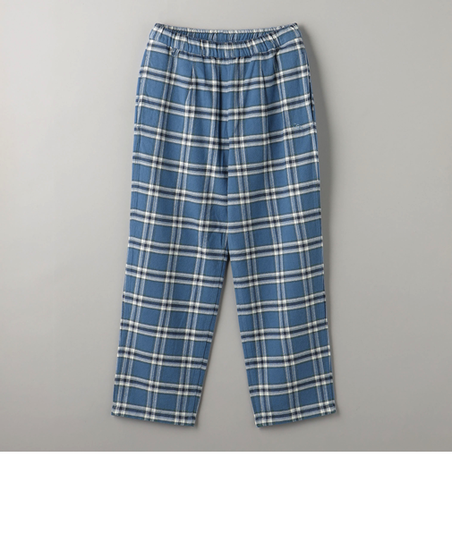 ＜CGS.＞ オーガニックコットン フランネル チェック バギー パンツ
