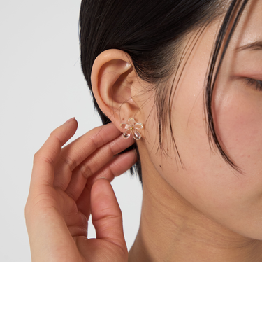 ＜CITEN＞フラワーモチーフピアス