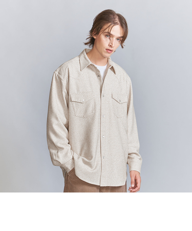 ＜CGS.＞ T/R ブークレ チェック ウエスタンシャツ