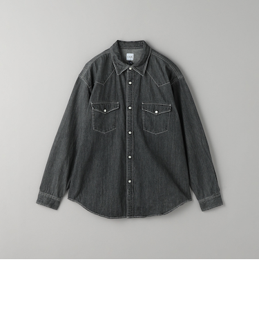 ＜CGS.＞ オーガニック ブラックデニム  ウエスタン シャツ
