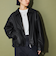 ＜CITEN＞エッセンシャルレザーライクジャケット