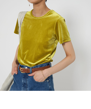 ＜CITEN＞ベロア コンパクト Tシャツ