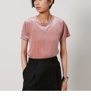 ＜CITEN＞ベロア コンパクト Tシャツ