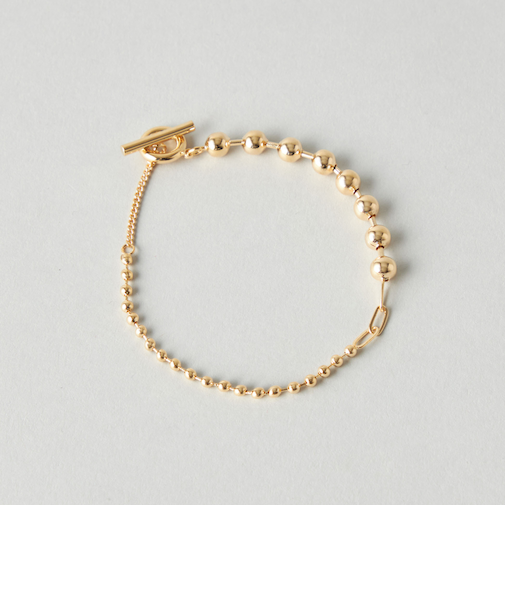 ＜CITEN＞ボールチェーンコンビブレスレット