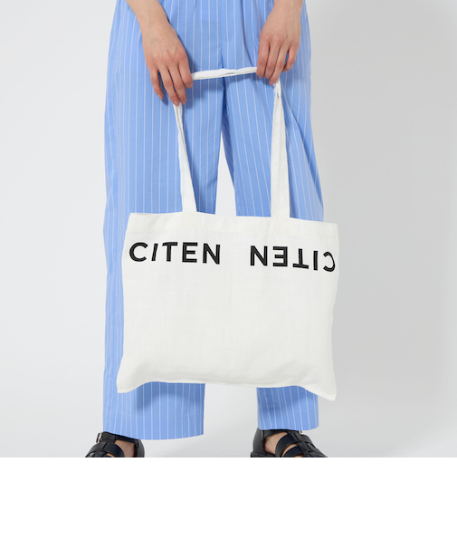 ＜CITEN＞CITENロゴプリントトート