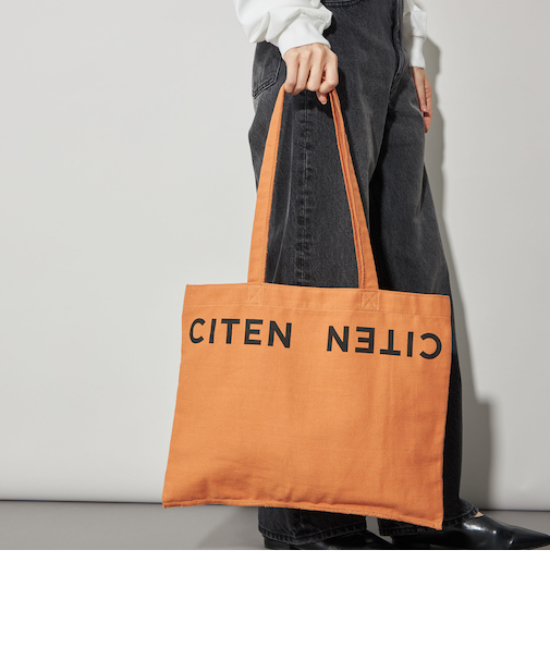 <CITEN>CITENロゴプリントトート