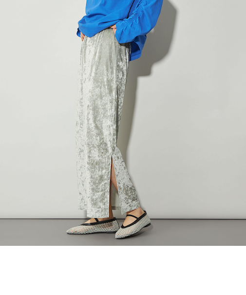 <CITEN>シアーベロアナロースカート