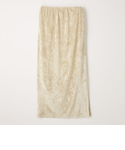 ＜CITEN＞シアーベロアナロースカート