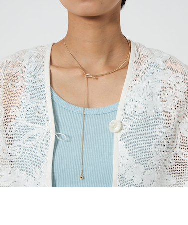 ＜CITEN＞フックモチーフネックカフ