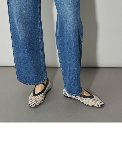 <CITEN>メッシュコンビフラットシューズ